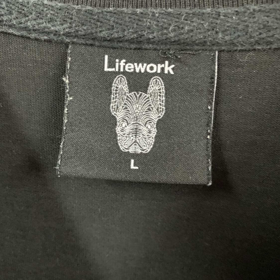 L 라이프워크 빅 라독 로고 프린팅 오버핏 반팔티 상품이미지5