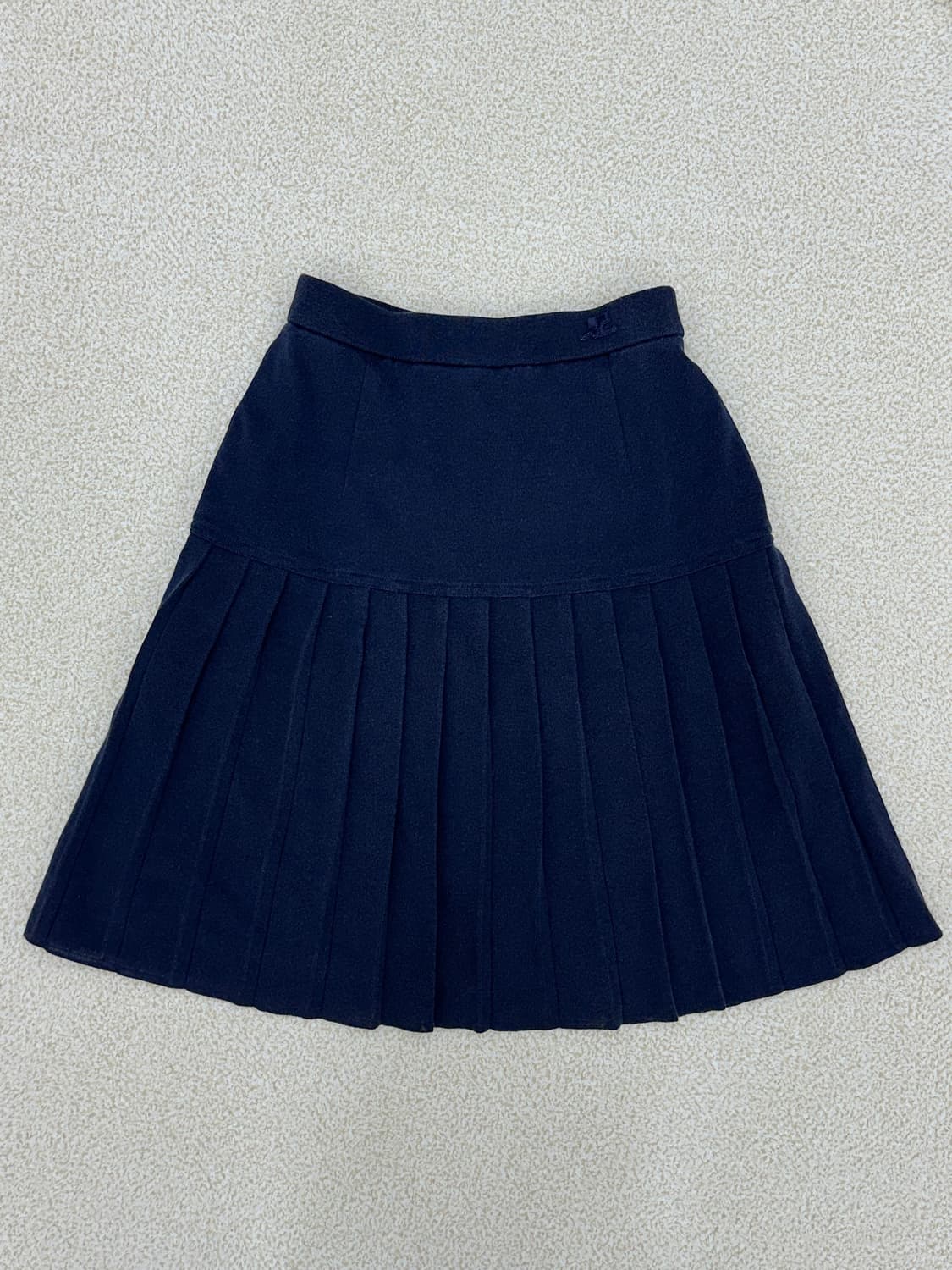 꾸레쥬 네이비 밴딩 스커트 상품이미지1