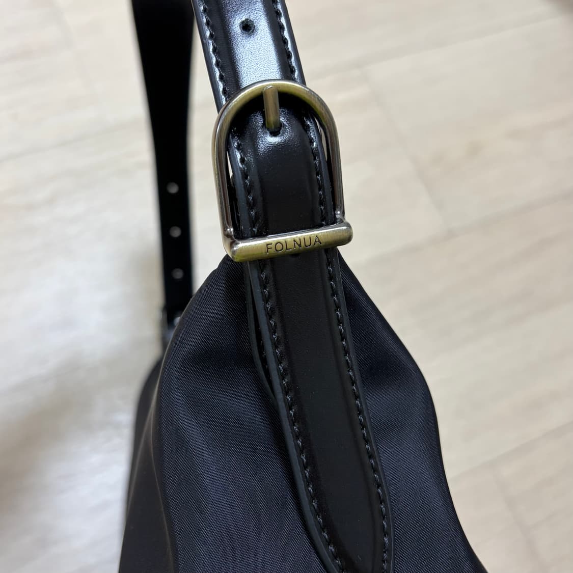 FOLNUA 폴뉴아 미니 바토백- 나일론 블랙 상품이미지3