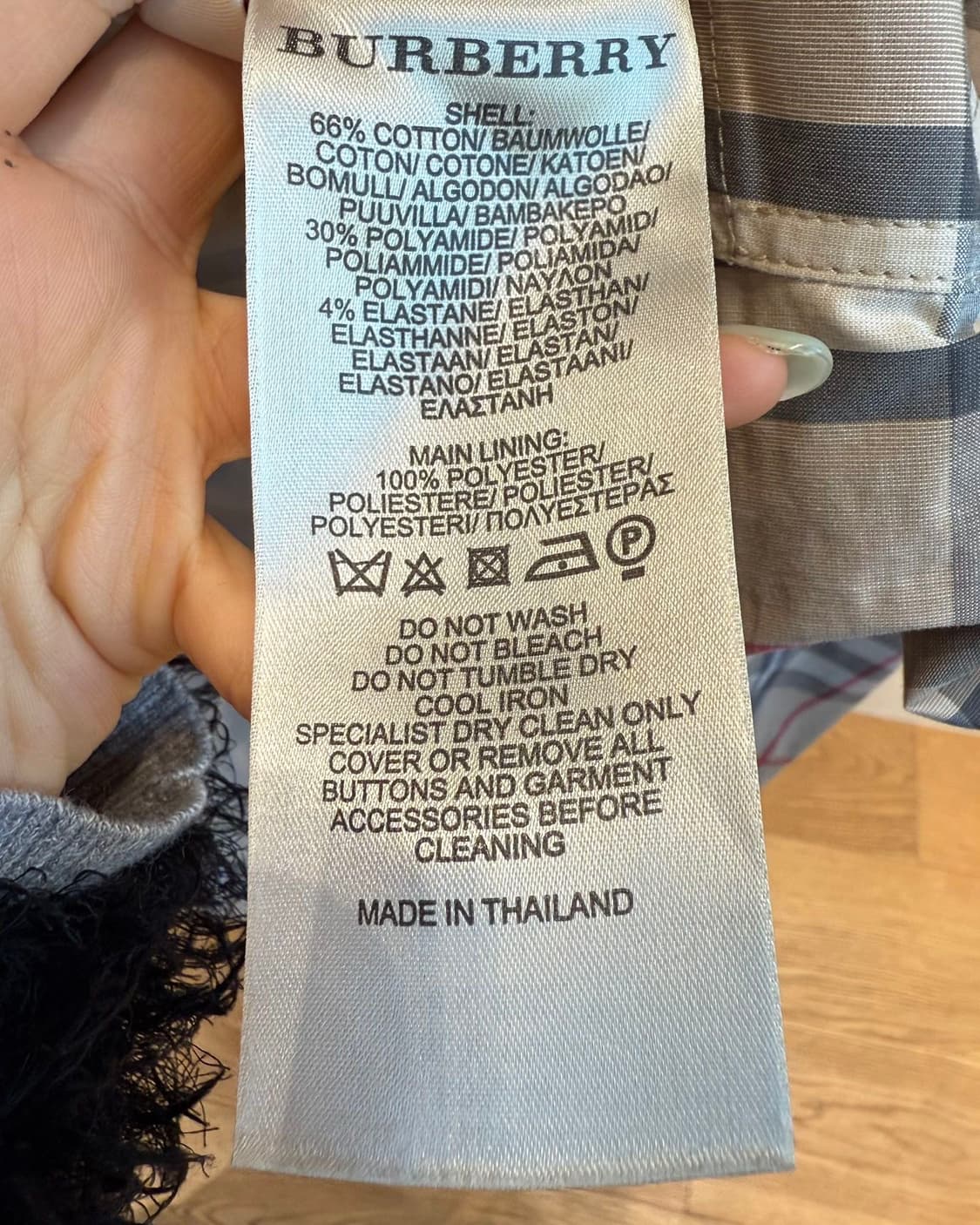 버버리 브릿 베이지 노바체크 벨티드 하프원피스  상품이미지9