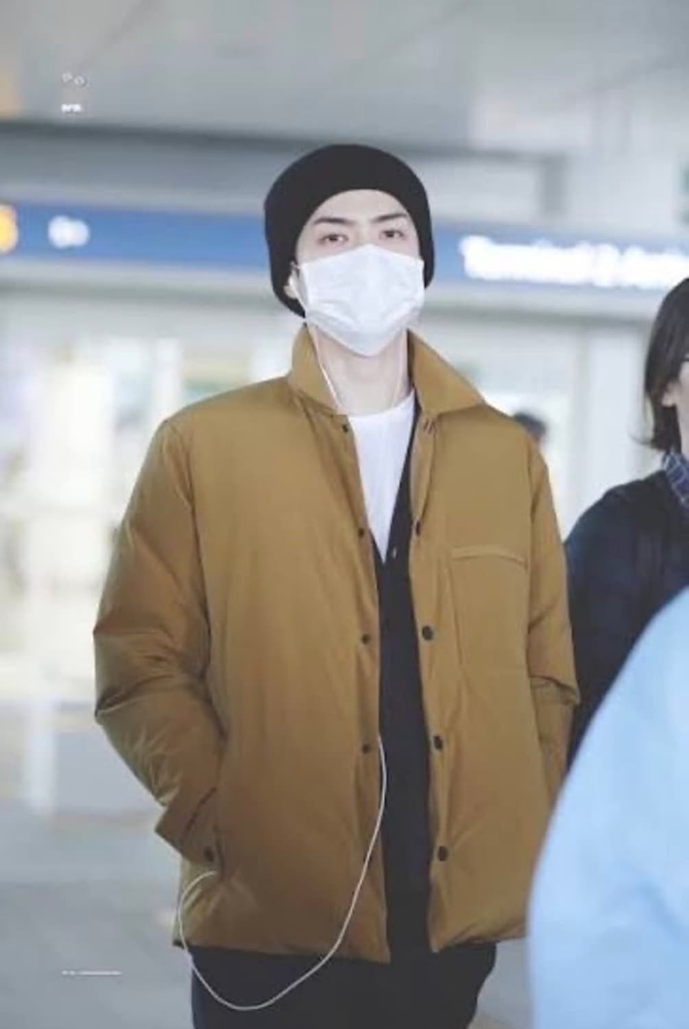 M/ 띠어리 페이퍼 나일론 데니 패딩자켓 상품이미지3