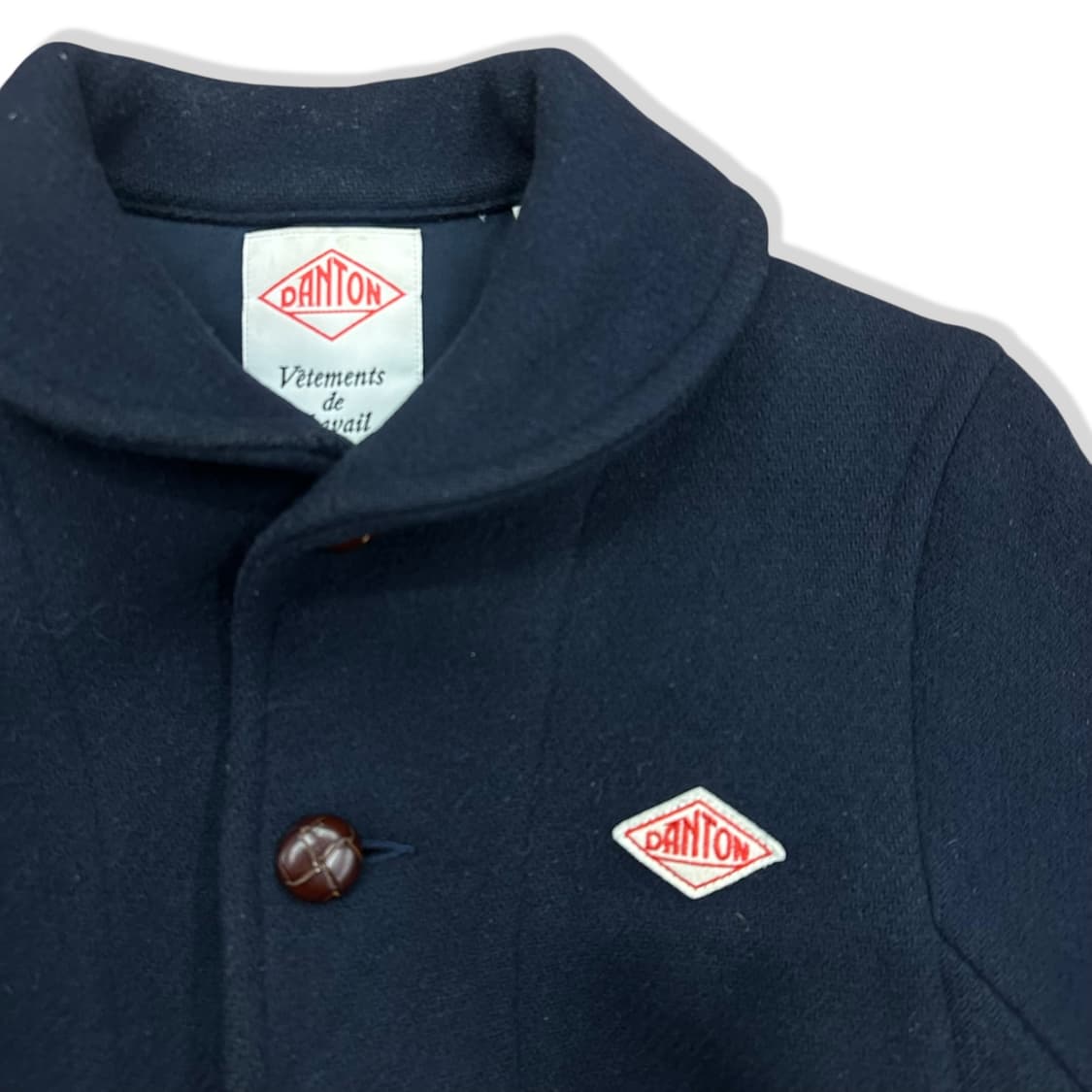 Sailor Collar Navy Wool Medium Jacket 상품이미지2