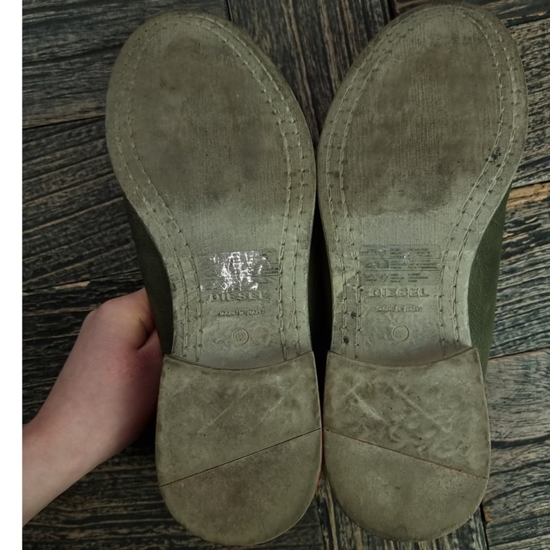 [디젤] 힐컵 포인트 레더 더비 슈즈 브라운 P01570 상품이미지7