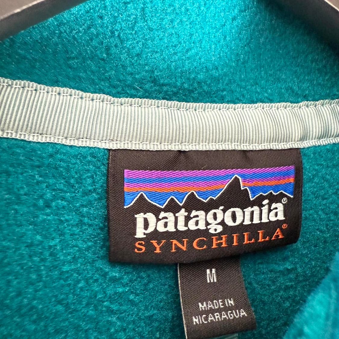 10s 파타고니아 신칠라 스냅-T 민트/네이비 상품이미지3