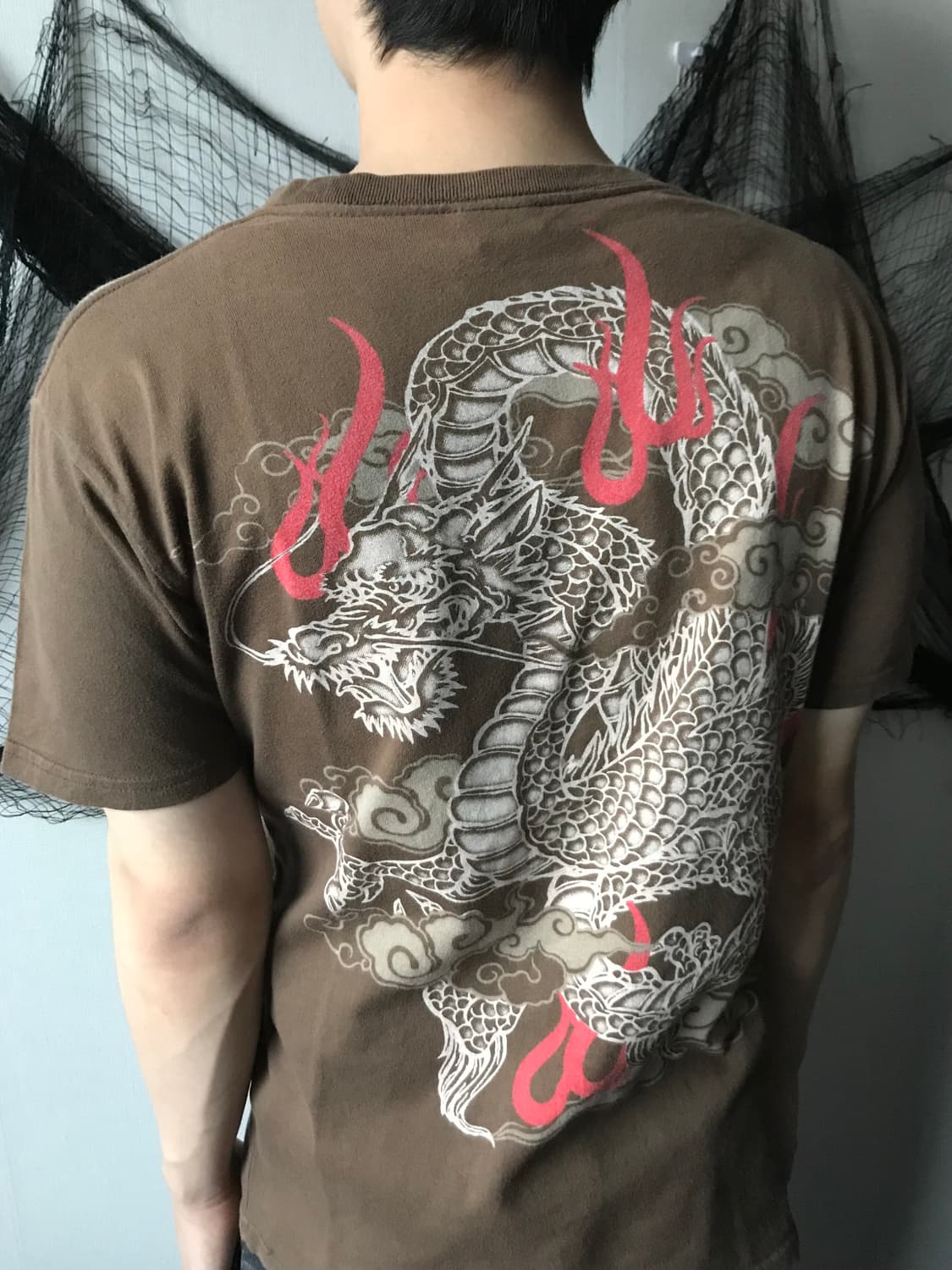 Oriental dragon printing halfsleeve  상품이미지6