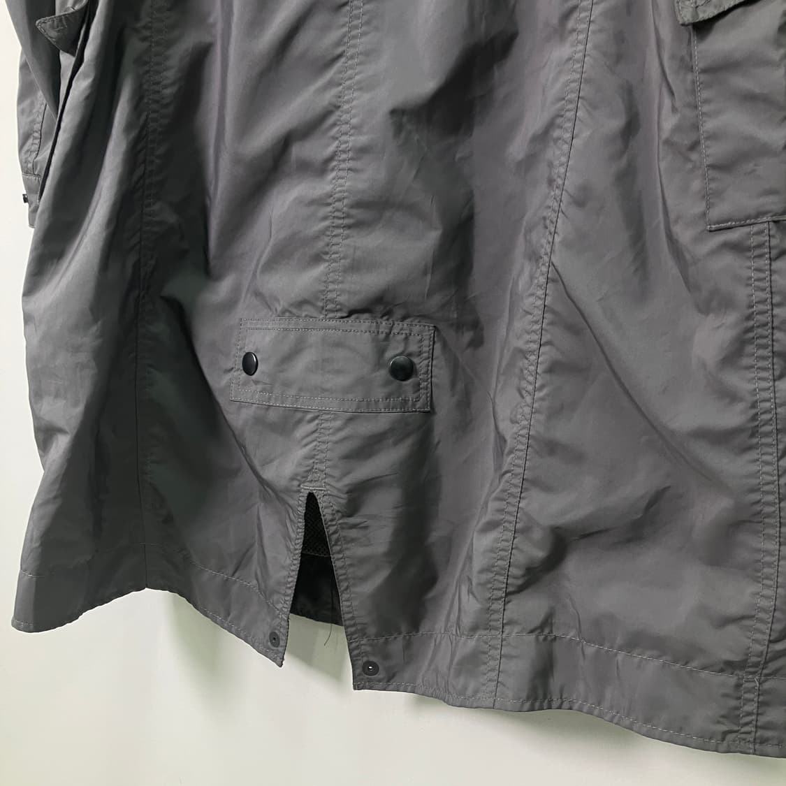 히스테릭 글래머 그레이 후드 롱 바람막이  상품이미지7