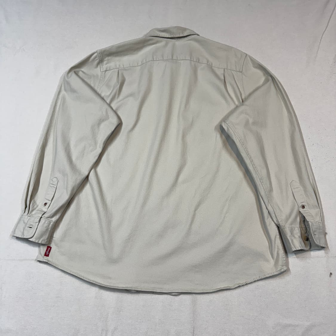 XL) Wrangler 랭글러 투포켓 워크웨어 코튼 셔츠 아이보리 W8 상품이미지4