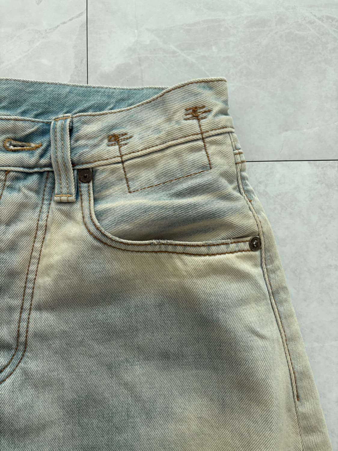 R13 데님 반바지 상품이미지3