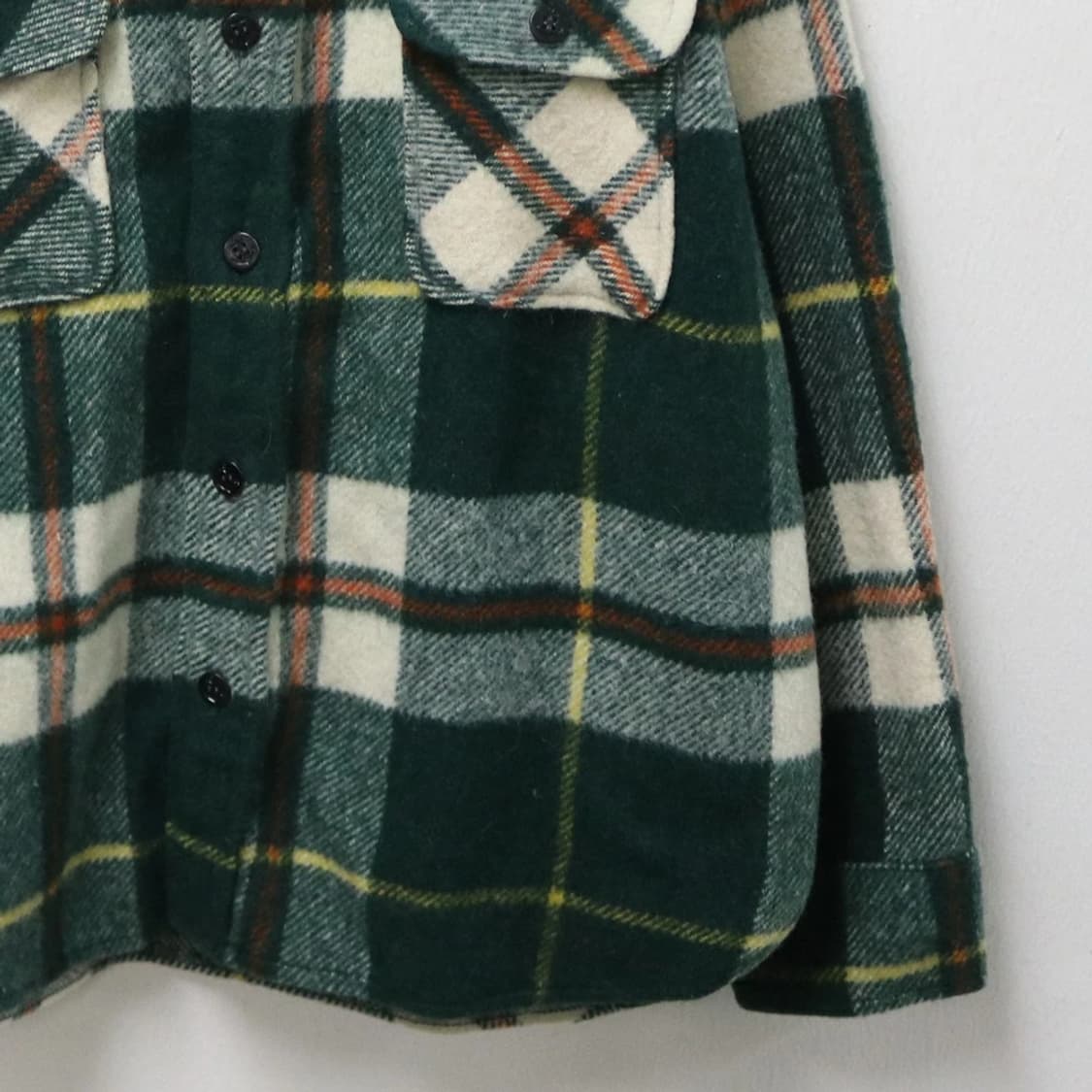 70'S MONTGOMERY WARD 울 체크 셔츠 62143 상품이미지4