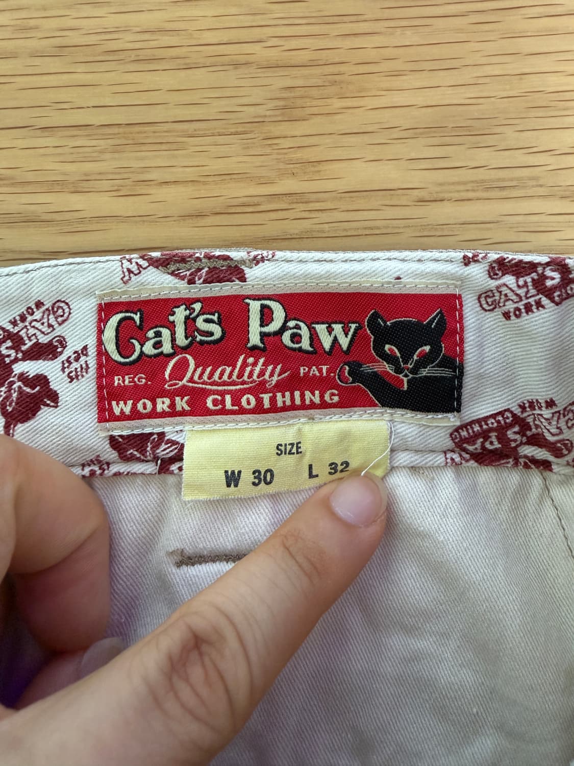 Cat's Paw 코튼 팬츠(TALON ZIP) 상품이미지8