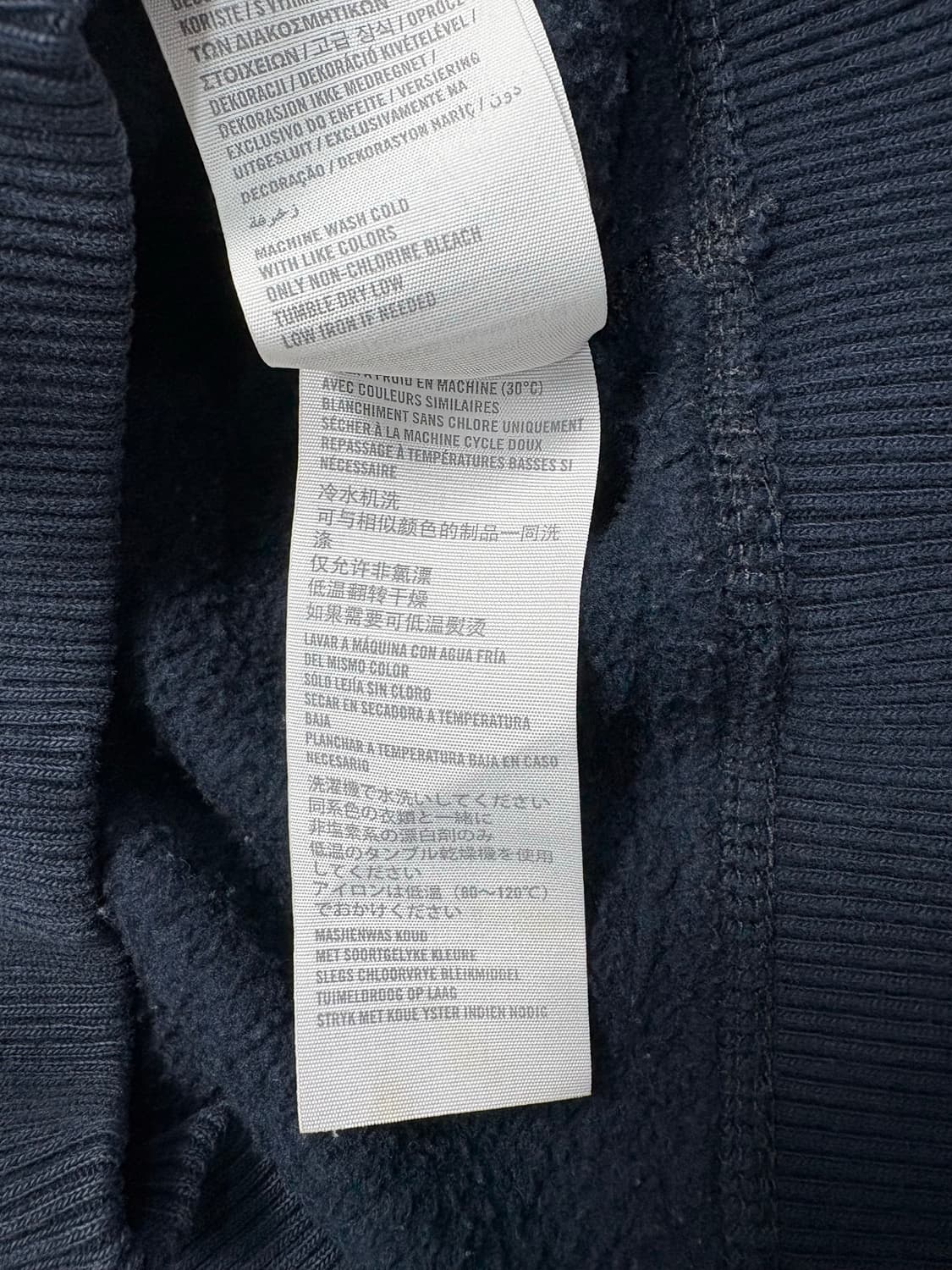 아베크롬비 앤 피치 기모 후드 집업 네이비 상품이미지9