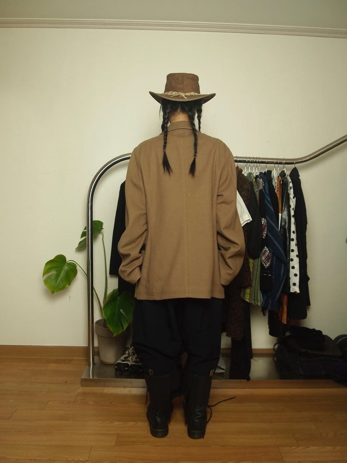 엠포리오 아르마니 스웨이드 버튼 자켓 상품이미지2