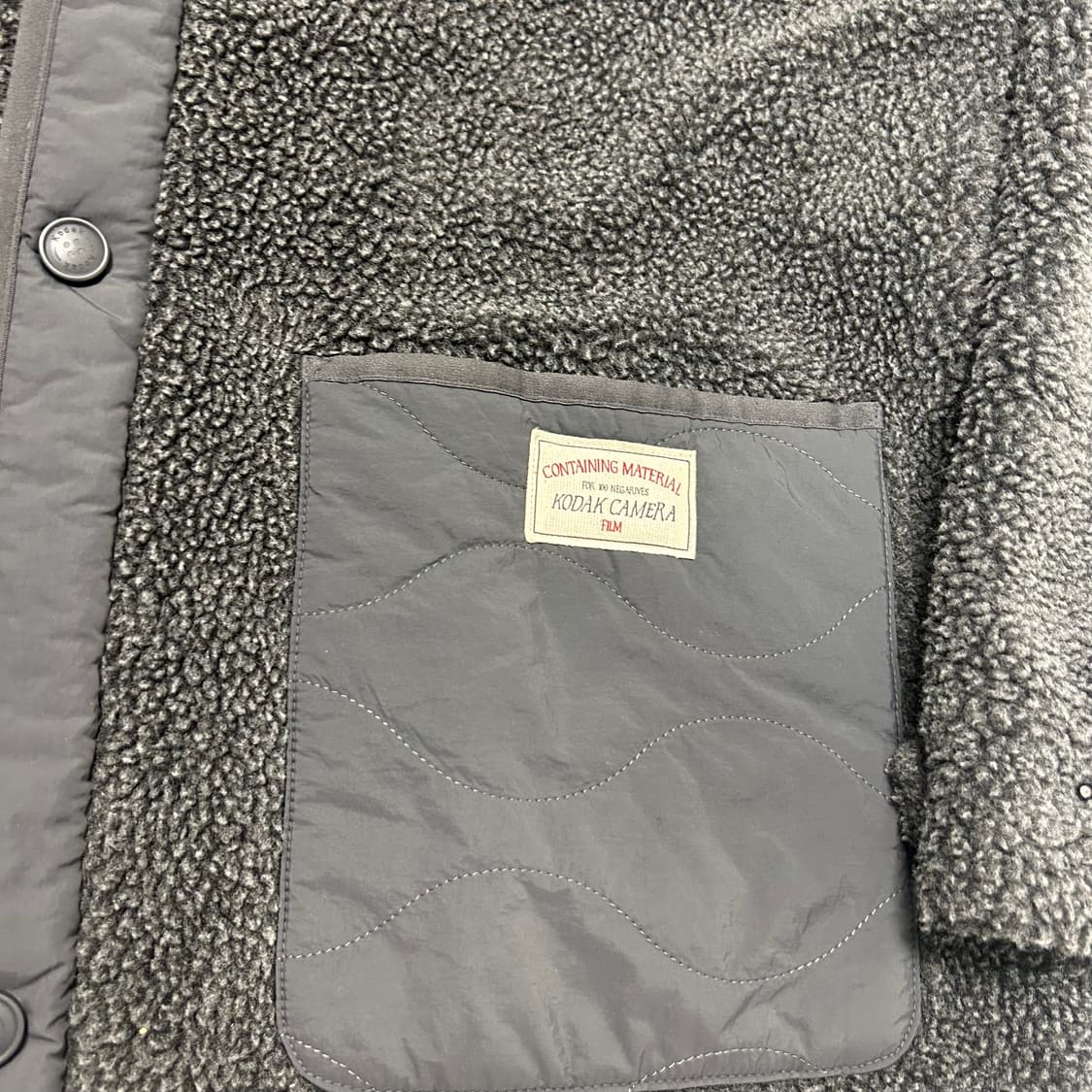 Kodak Gray Long Fleece Jacket 상품이미지5