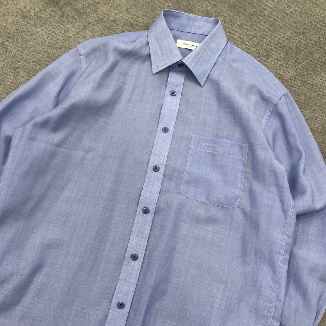 100 피에르가르뎅 하늘색 남방셔츠 상품이미지2