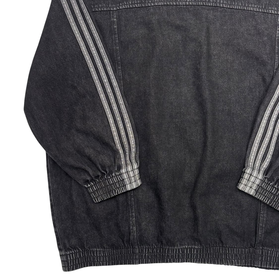 아디다스 아디컬러 데님 흑청 파이어버드 트랙탑 자켓 L 상품이미지6