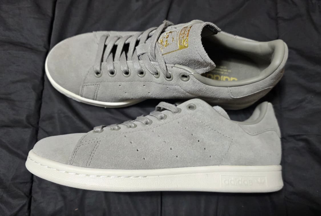 [새상품]아디다스 스탠스미스 프리미엄 스웨이드 그레이 245 BB0038 상품이미지6