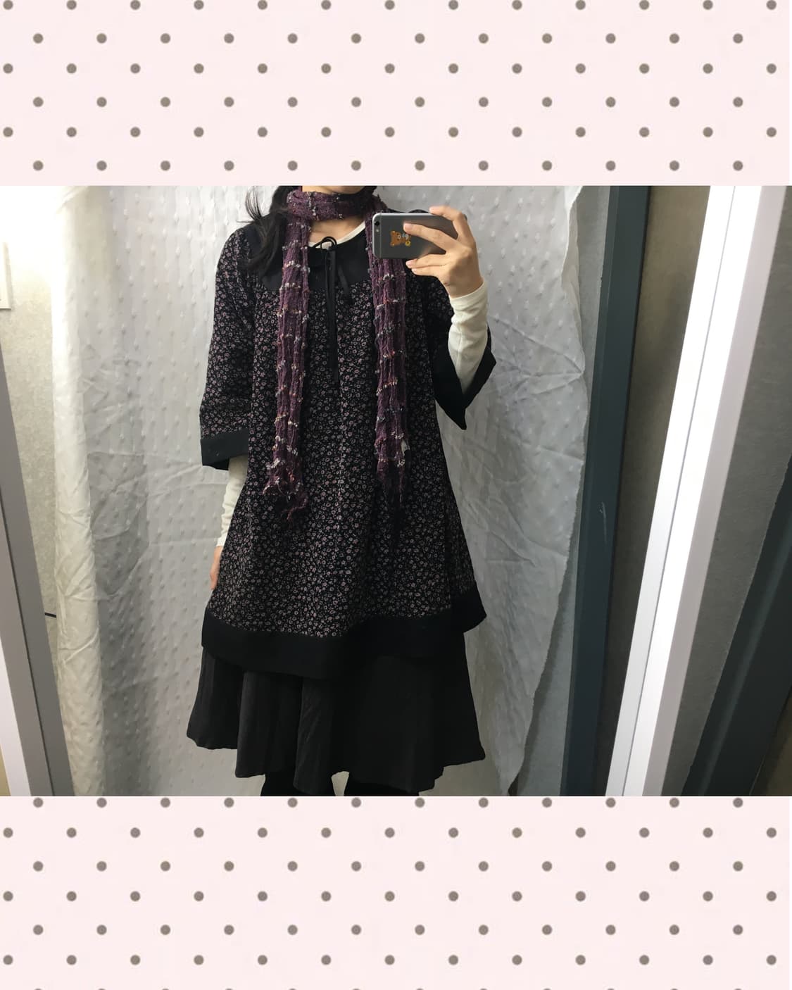 블랙 잔꽃 원피스  상품이미지2