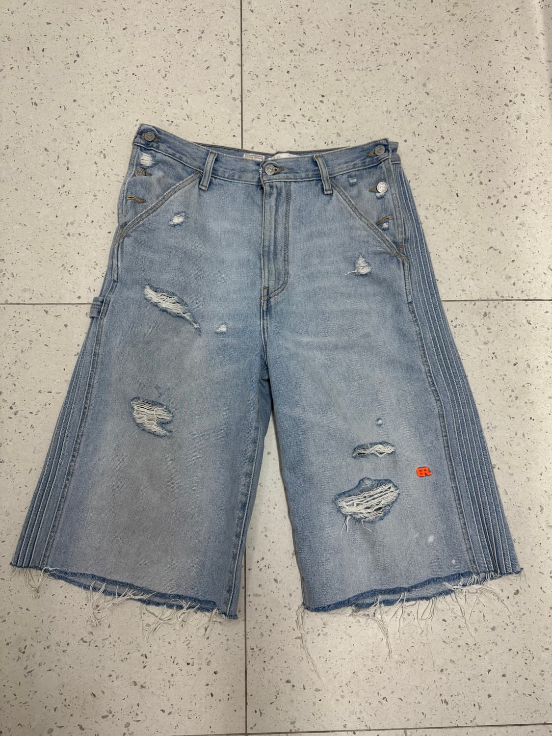 ERL x Levis 리바이스 데님 쇼츠 30,34,36  상품이미지1