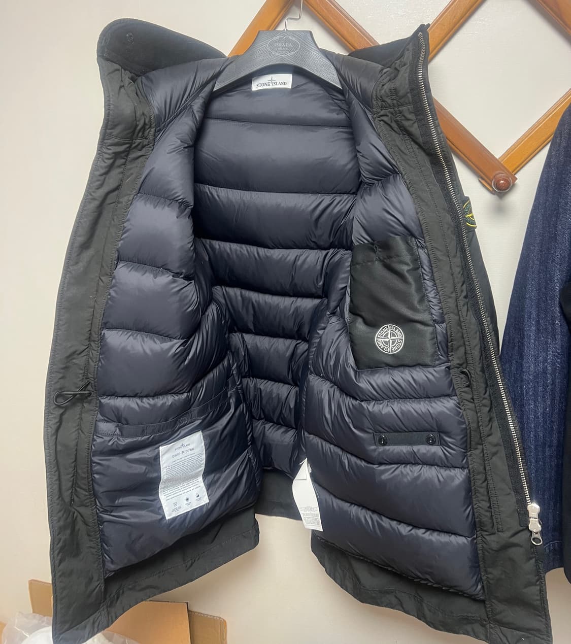 18fw 스톤아일랜드 다비드 TC 다운 패딩 블랙 상품이미지2