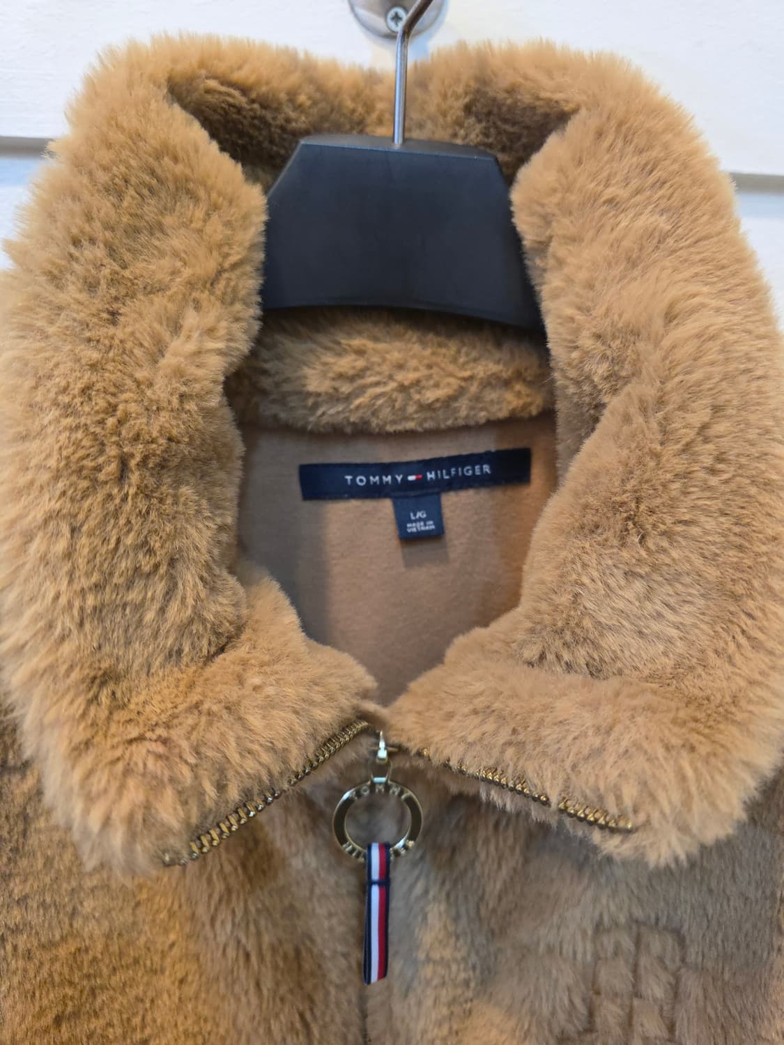 타미힐피거 브라운 테디자켓 L/G 사이즈 상품이미지2