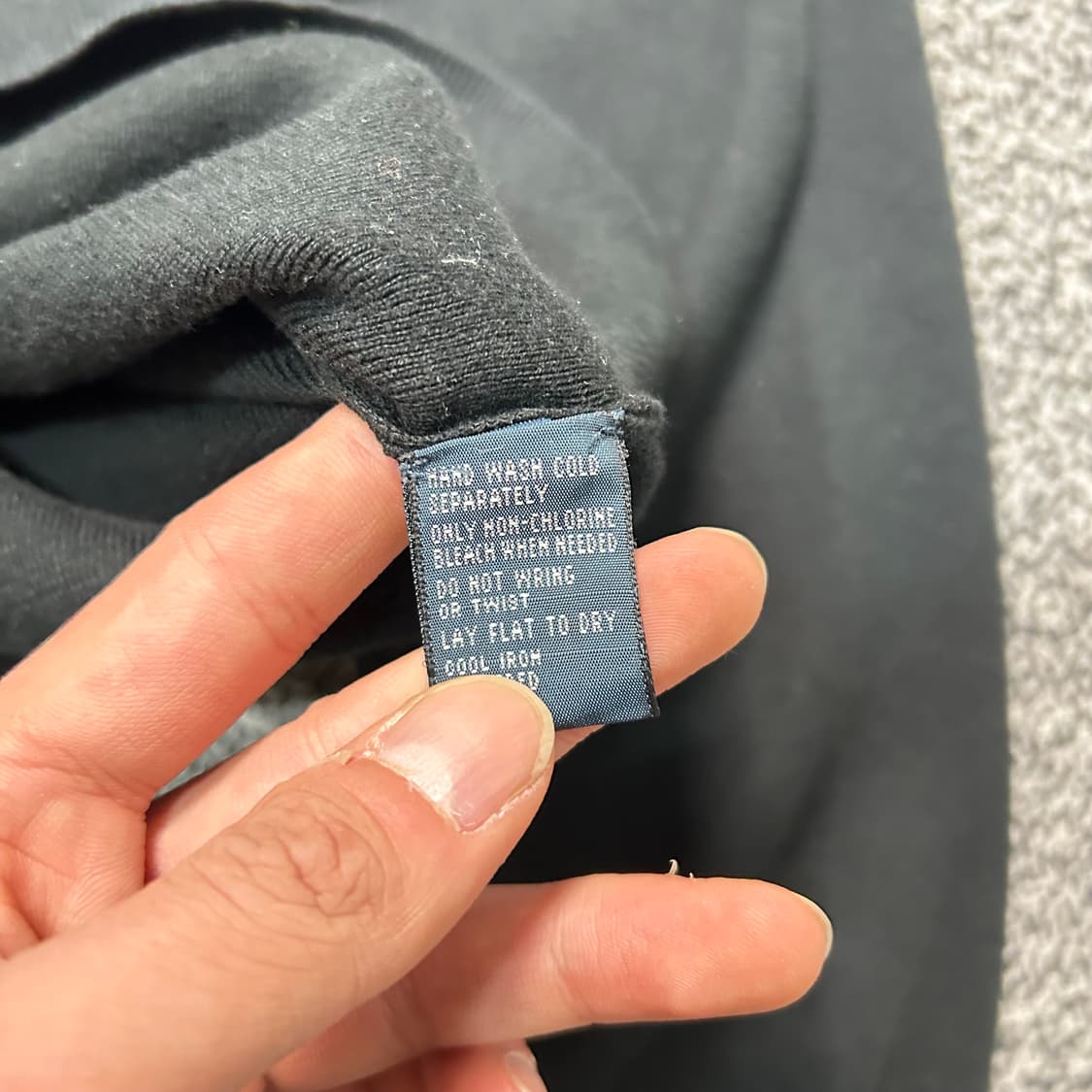 폴로 랄프로렌 블랙 피마코튼 니트 상품이미지6