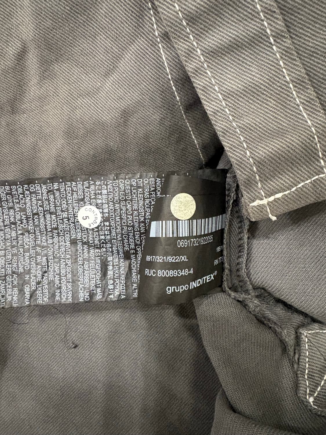 zara stitched denim shirt  상품이미지4