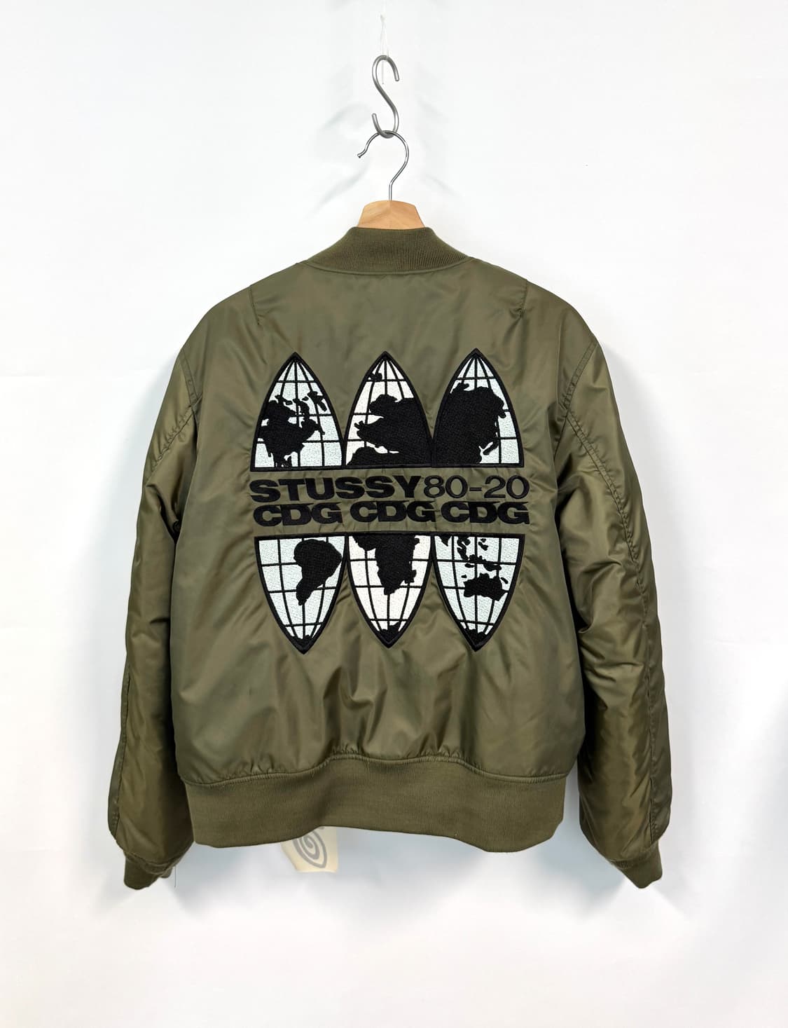 STUSSY X CDG 스투시 X CDG MA-1 마원 봄버 자켓 S 상품이미지2