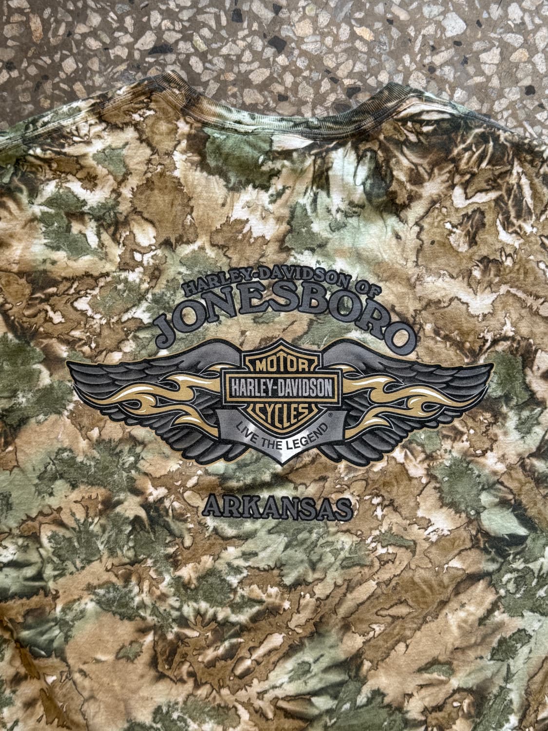 할리 데이비슨 카모 반팔 티셔츠(HT13) 상품이미지4