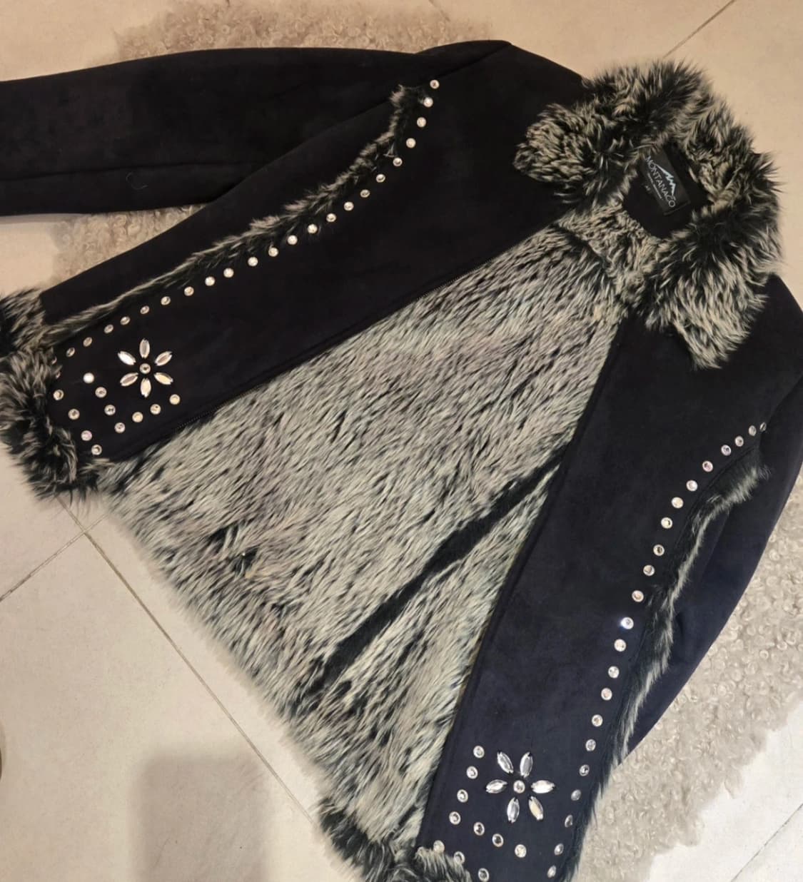 모리걸 퍼 스웨이드 자켓 상품이미지2