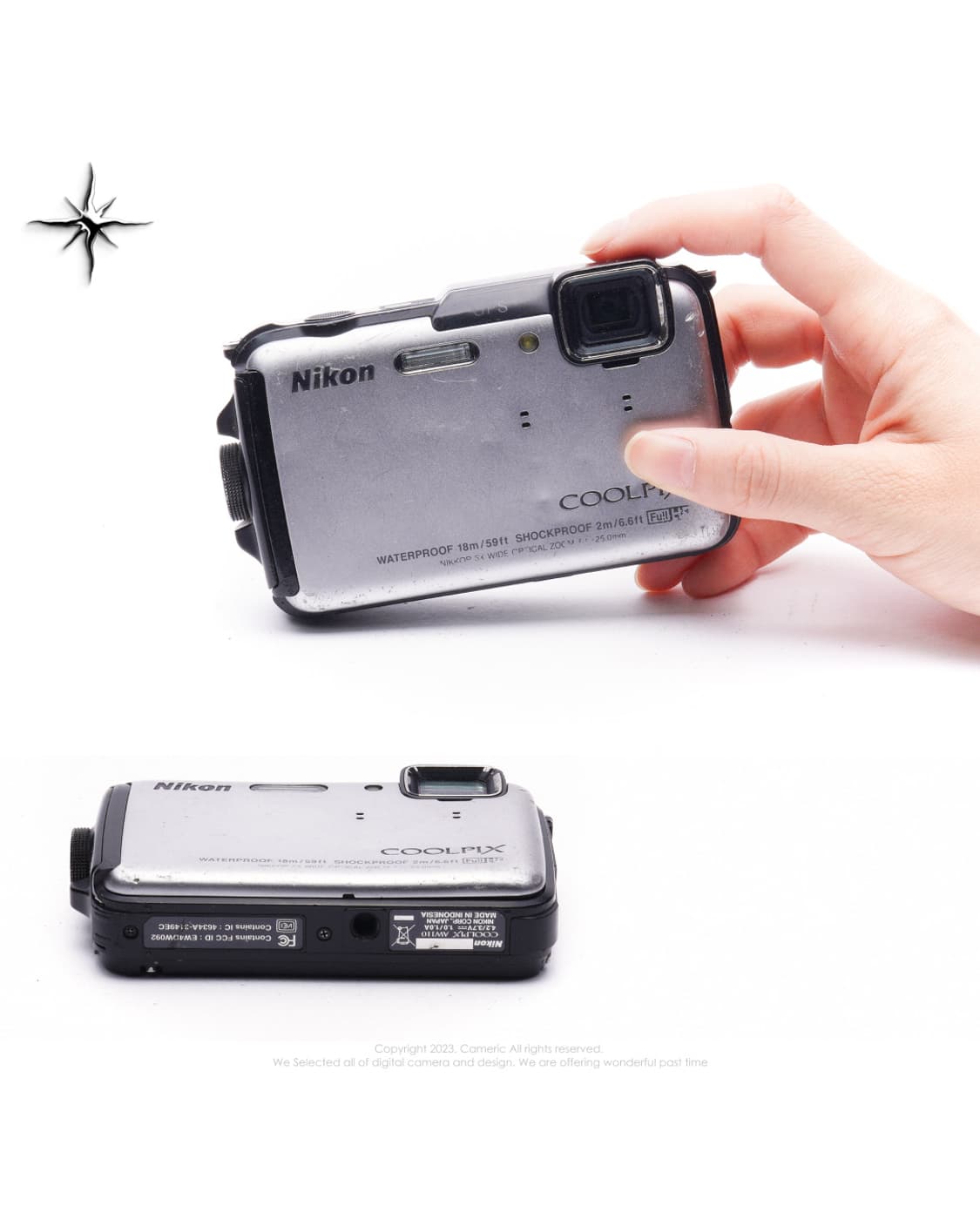 (⭐️희귀) 니콘 Nikon coolpix aw100 빈티지 디카(방수) 상품이미지10