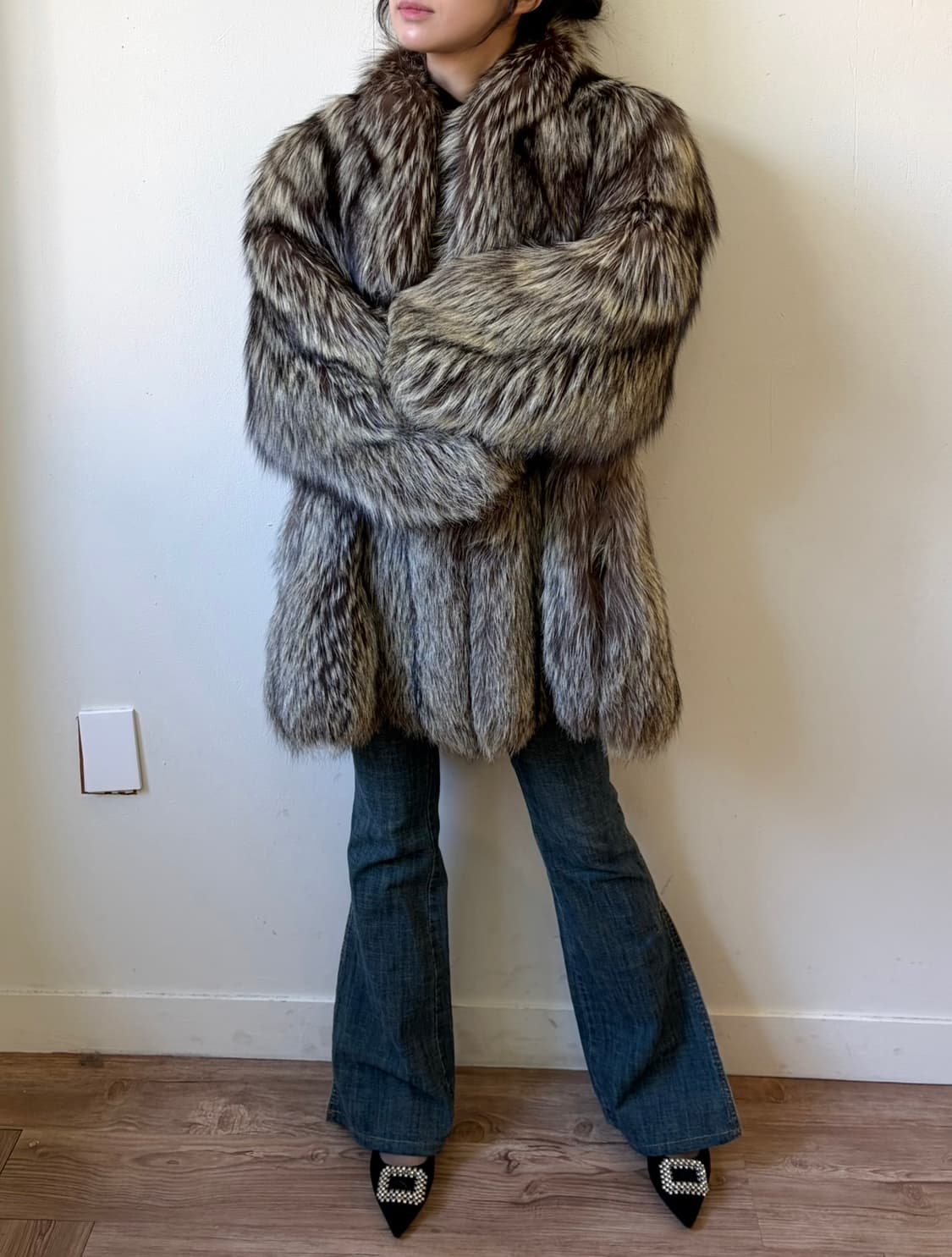 SAGA FOX 슈퍼 퀄리티 폭스 퍼 자켓 상품이미지5