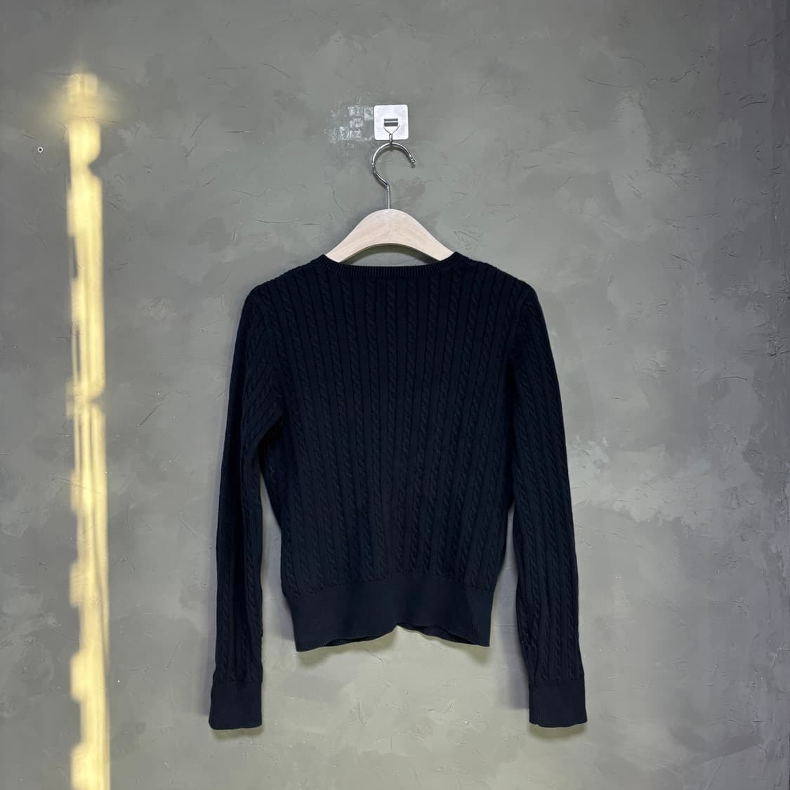 폴로 랄프로렌 꽈배기 니트 가디건 네이비 상품이미지4