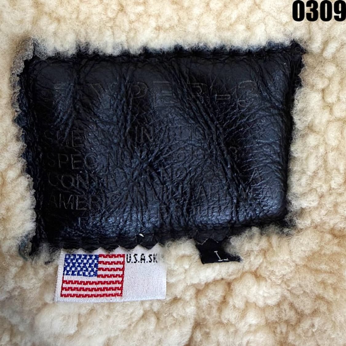 빈티지 B-3 무스탕 레더 자켓 L 0309 상품이미지6