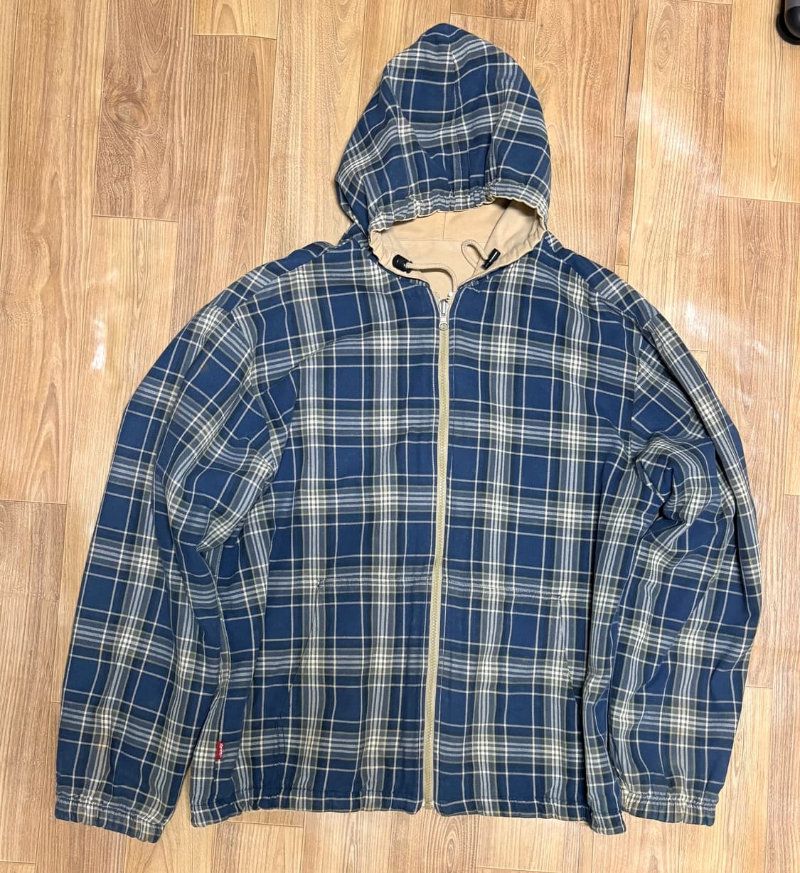 리바이스 리버시블 체크 블루종 XL 상품이미지2