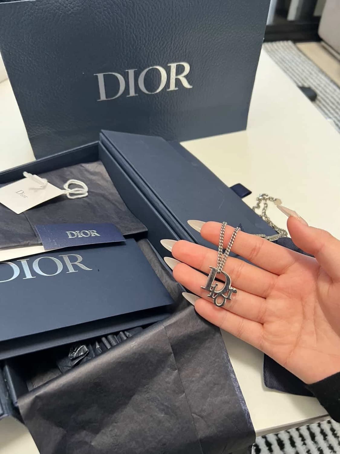 디올 오블리크 목걸이 상품이미지1