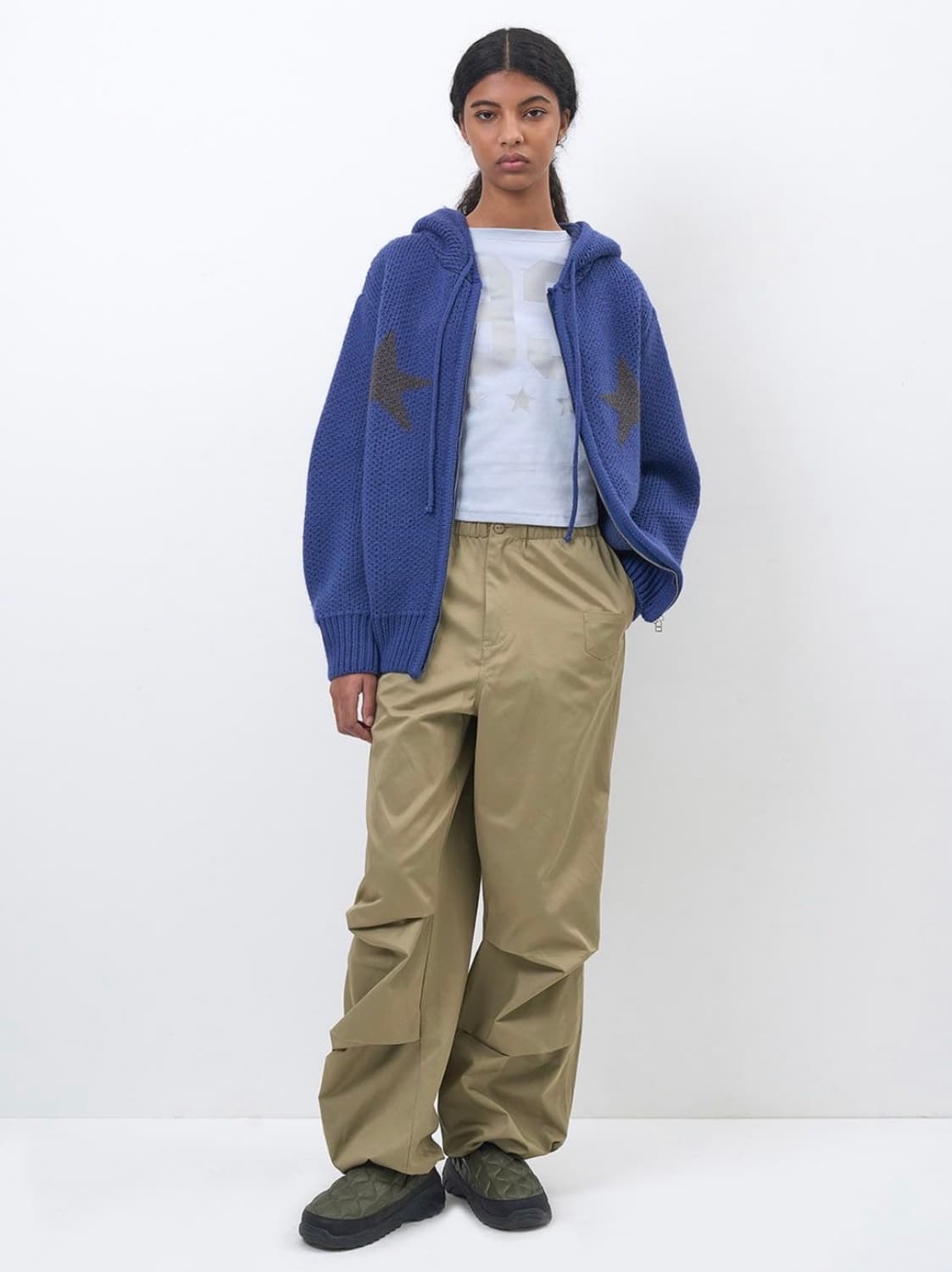 파르티멘토우먼 투웨이 벨티드 layered parachute pants 상품이미지2