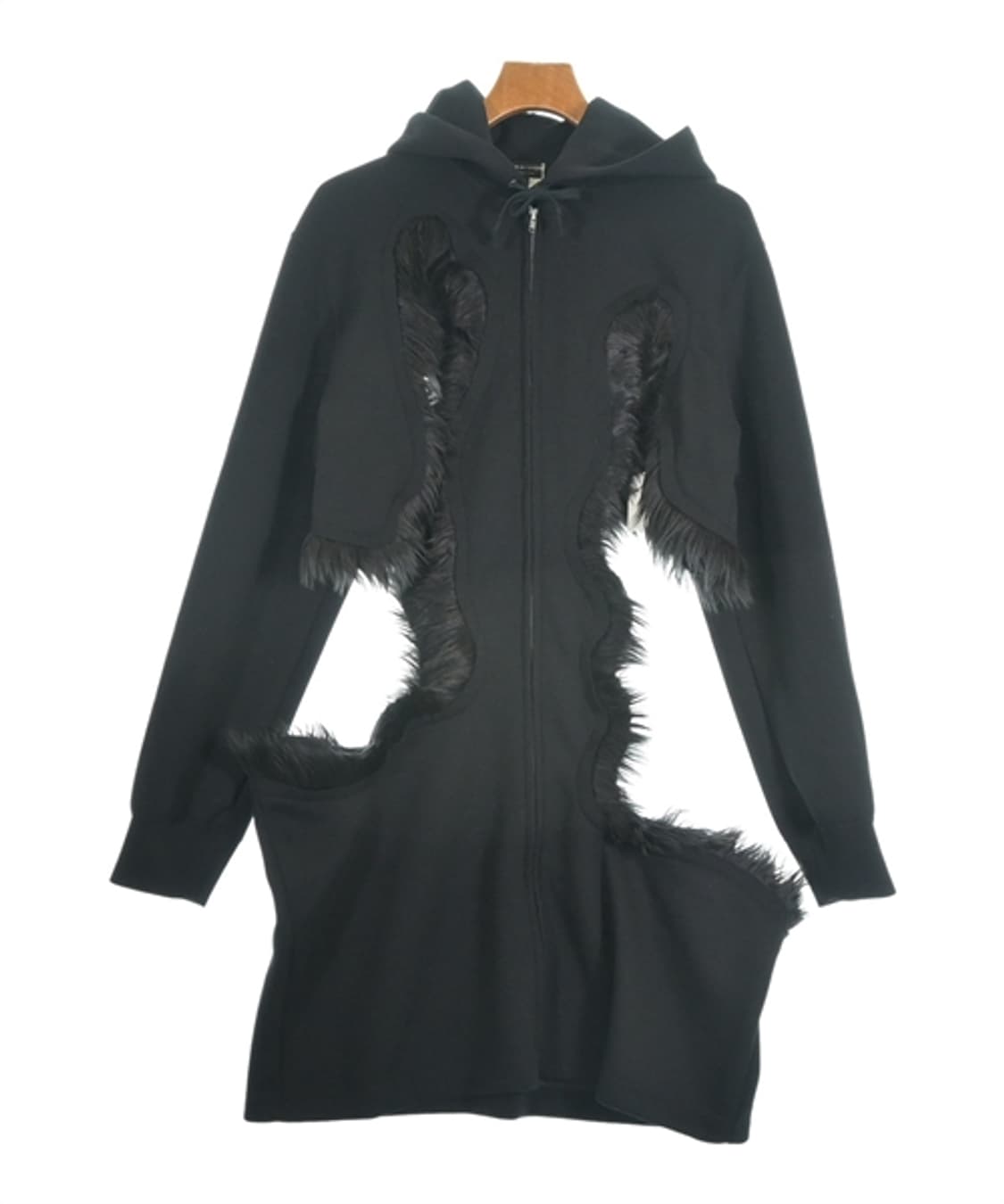 꼼데가르송 옴므플러스 하드데미지 프린지 후드집업 M 상품이미지2