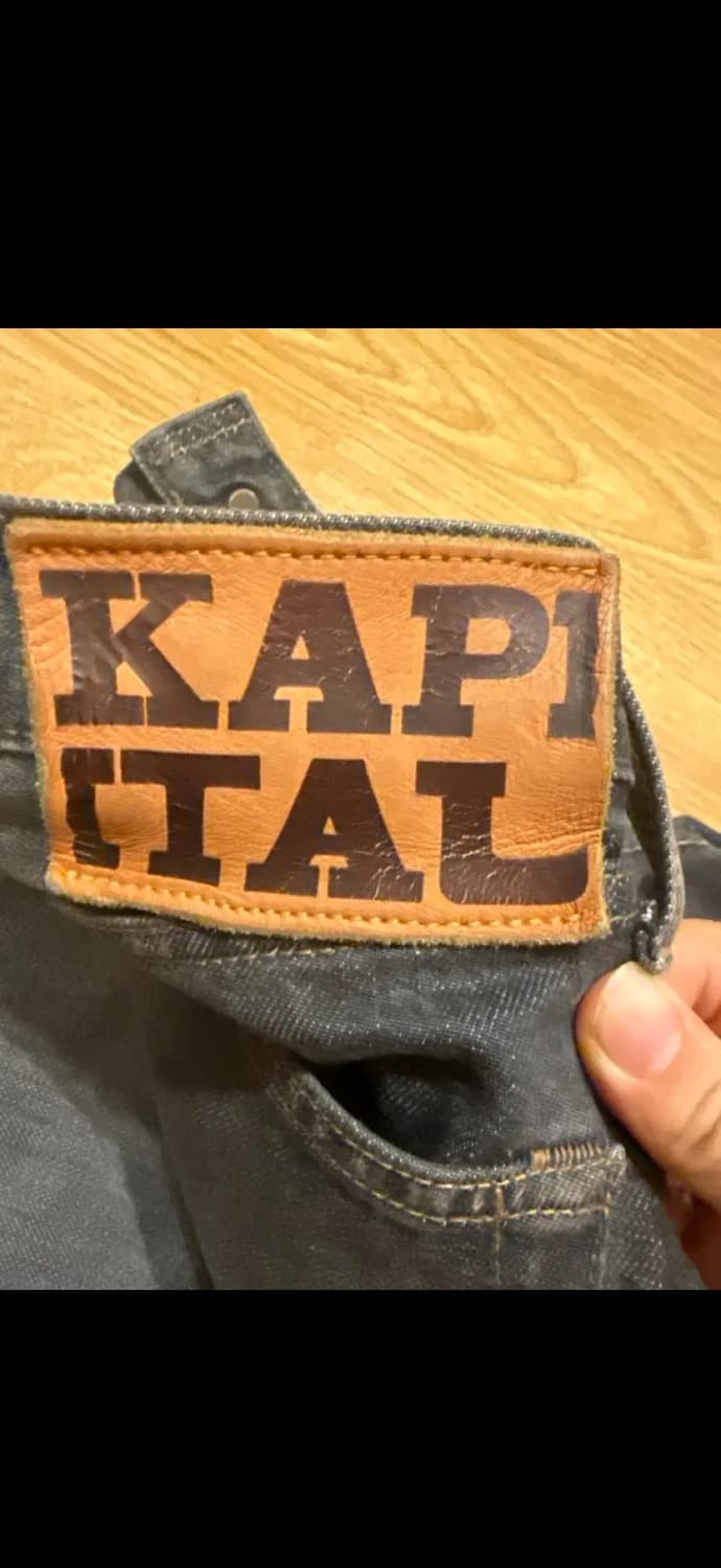 캐피탈 스트레이트 잼스톤 32 흑청 상품이미지5