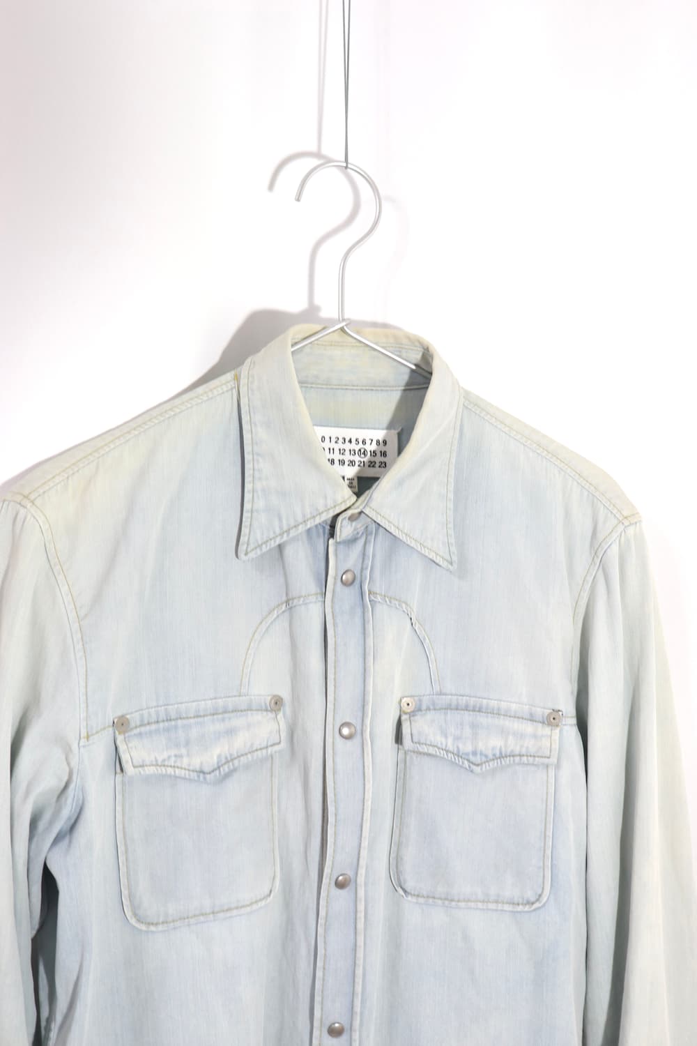 [39] 18AW 메종 마르지엘라 웨스턴 데님 셔츠 상품이미지3