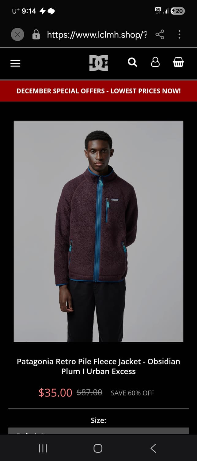 S/95) 파타고니아 레트로 파일 플리스 자켓 팝니다 상품이미지3