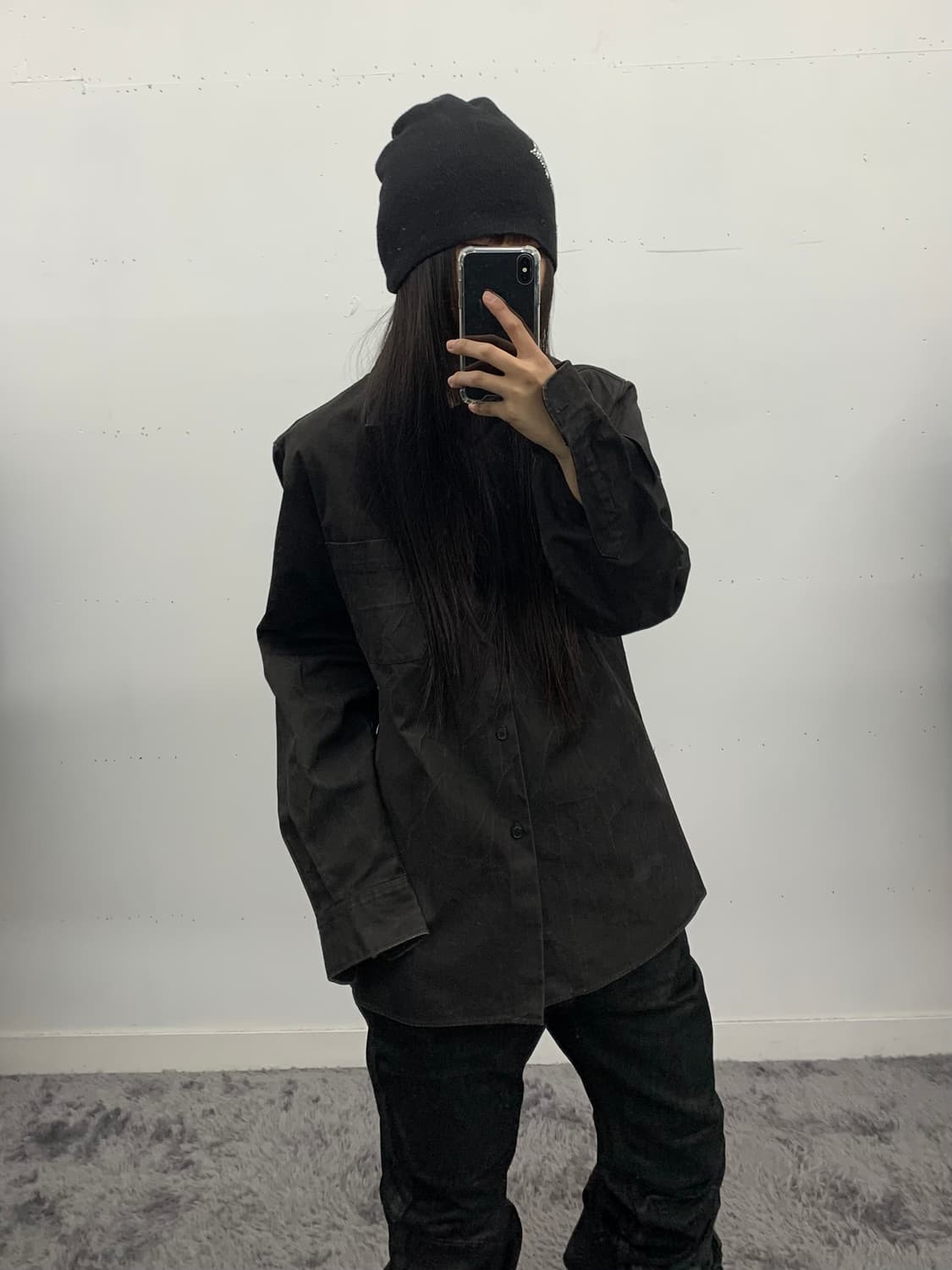 아페쎄 90s 크랙 셔츠(made france) 상품이미지3