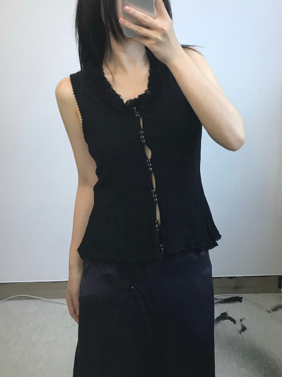 빈티지 프릴 탑 상품이미지2