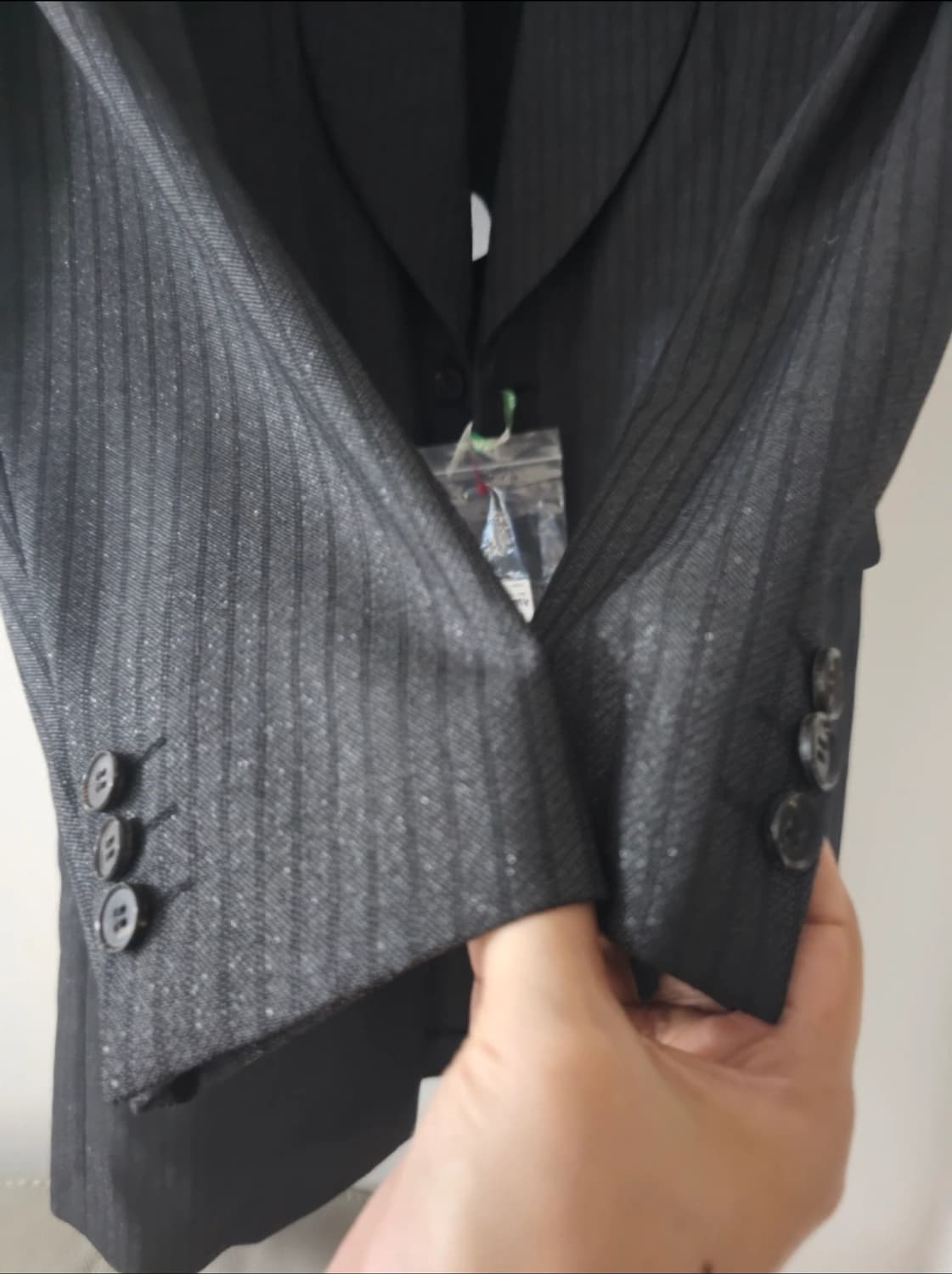 꼼데가르송옴므 숄칼라 팰트 코트(S/95~100) 상품이미지4