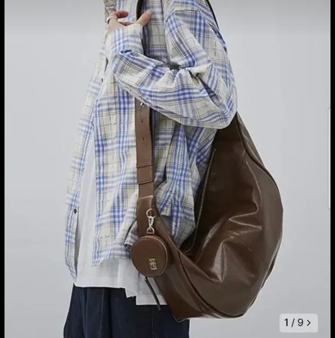 밈더워드로브 몬타 크랙 메신져백 상품이미지1