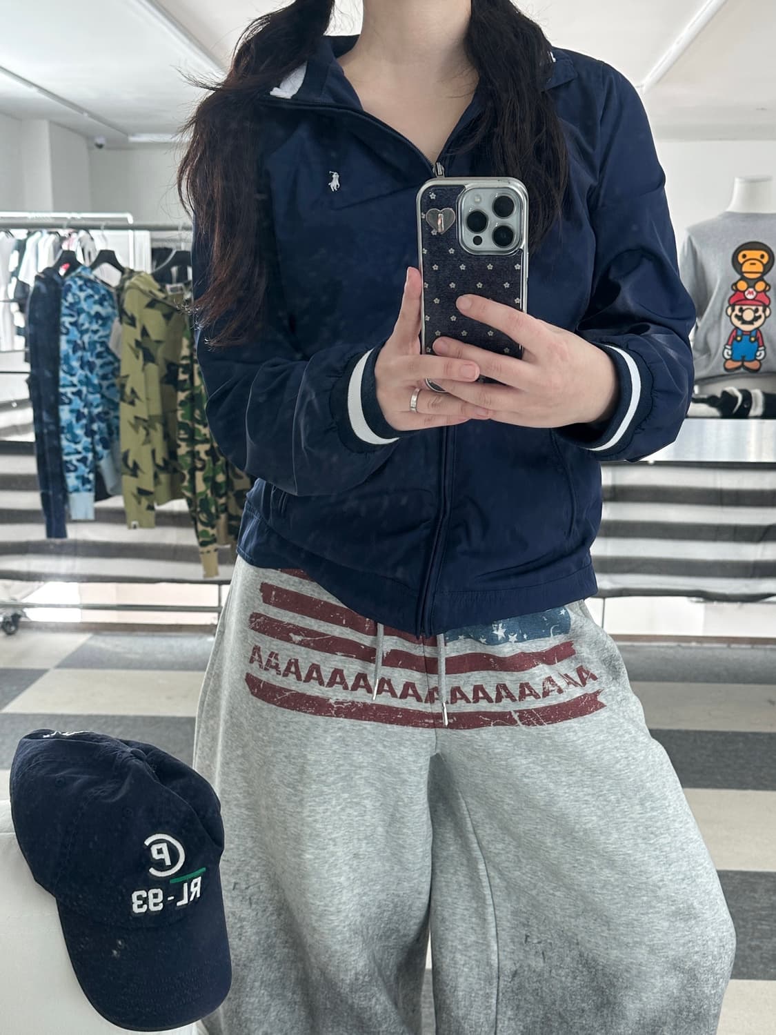 폴로 랄프로렌 네이비 배색 페리자켓  상품이미지2