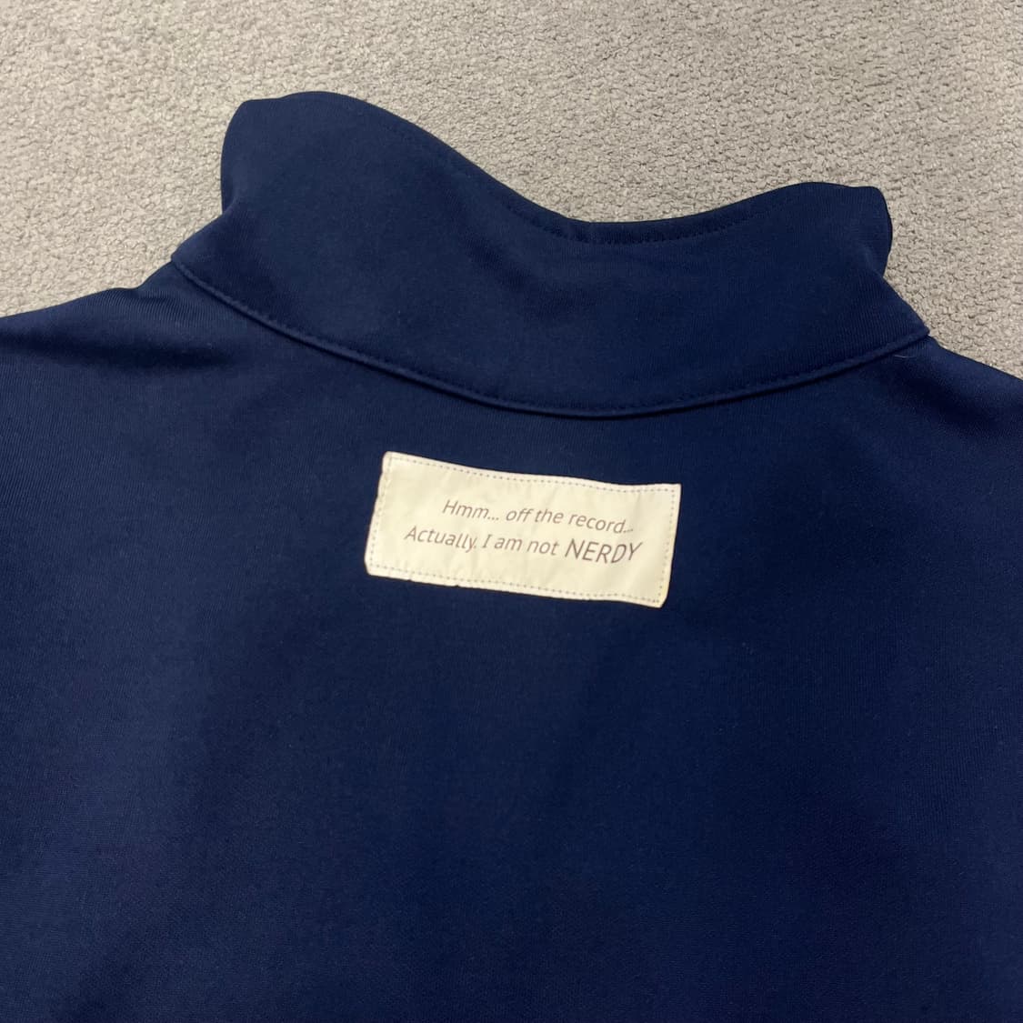 M 널디 네이비 오렌지 라인 트랙 자켓 상품이미지4