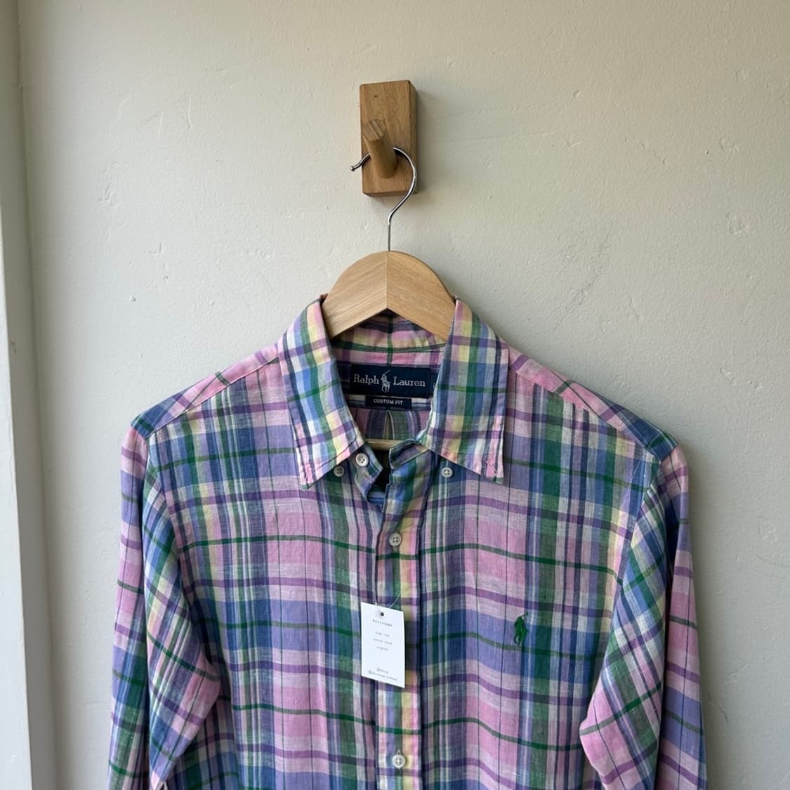 16717 - 폴로 랄프로렌 체크 린넨 셔츠 상품이미지1