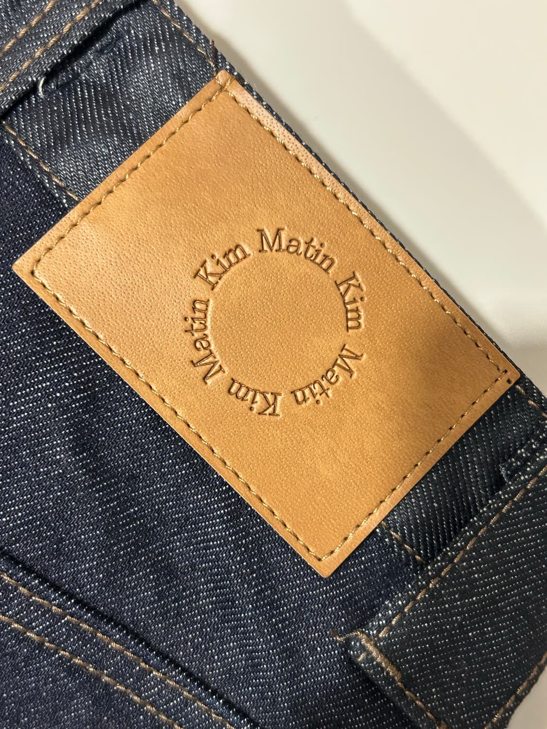 마뗑킴(Matin Kim) 생지 데님 팬츠 S 상품이미지4