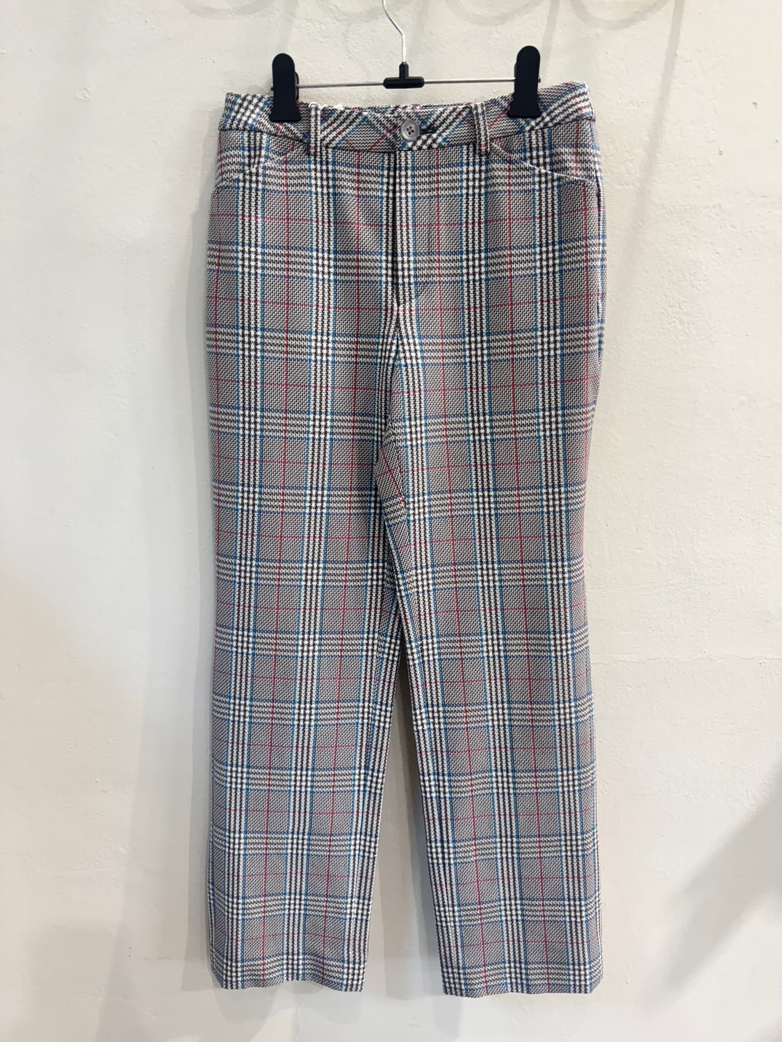 japan vintage 체크 슬랙스 상품이미지1