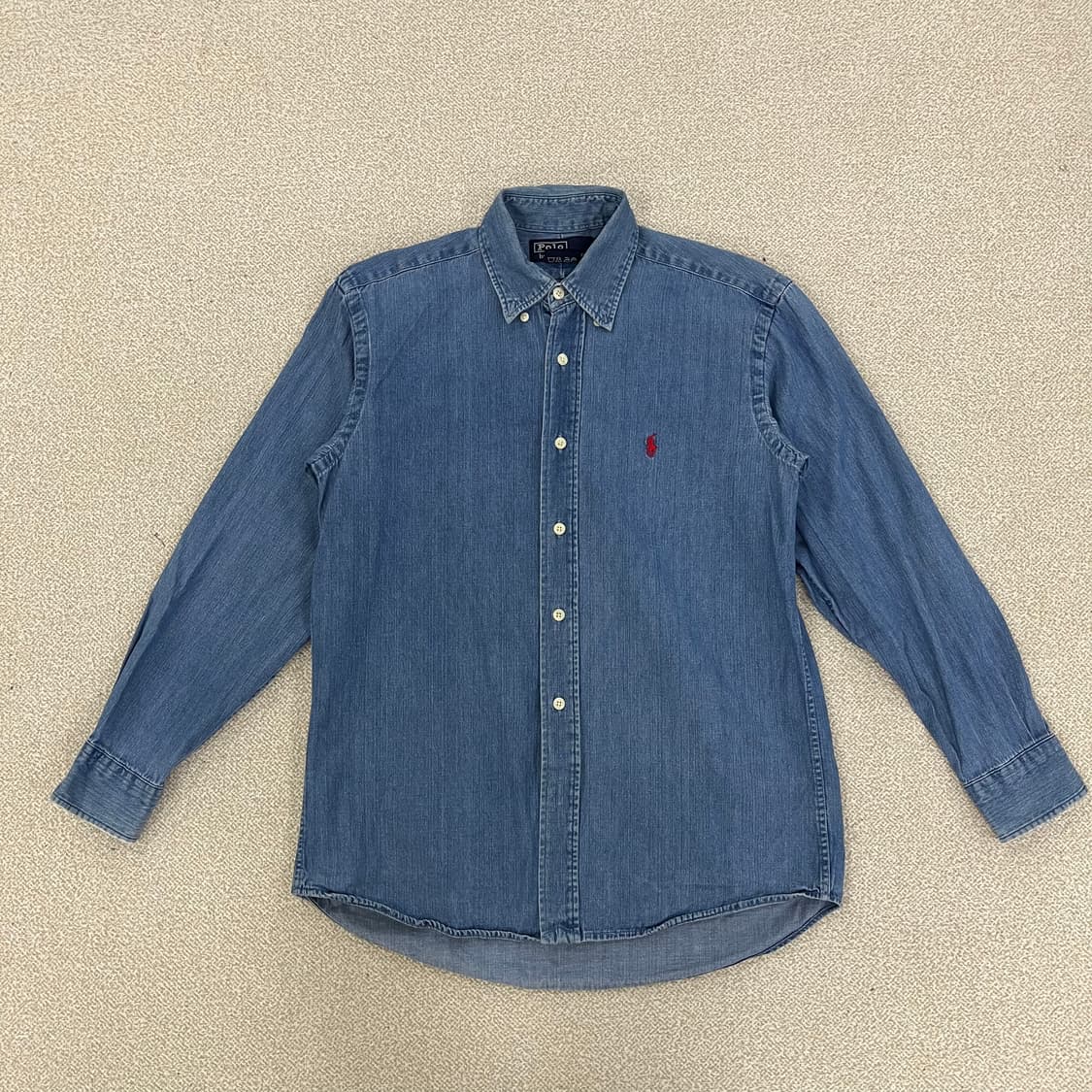 M 폴로랄프로렌 데님남방 셔츠 단추1개X 0123M 상품이미지1